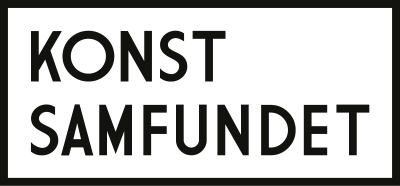 Konstsamfundetin logo mustan kehyksen sisällä.